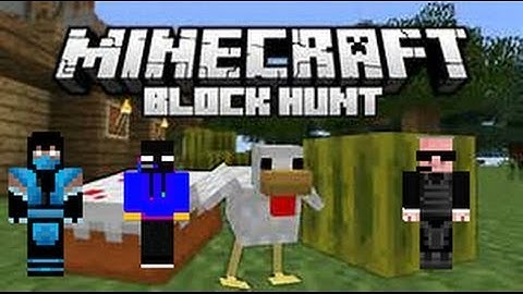 Minecraft MiniGame: Block Hunt- Boss Hunter, Boss Hider, and Me! w/ Pete and Jonathan!