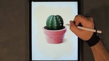 Baby Cactus - Procreate Drawing Tutorial