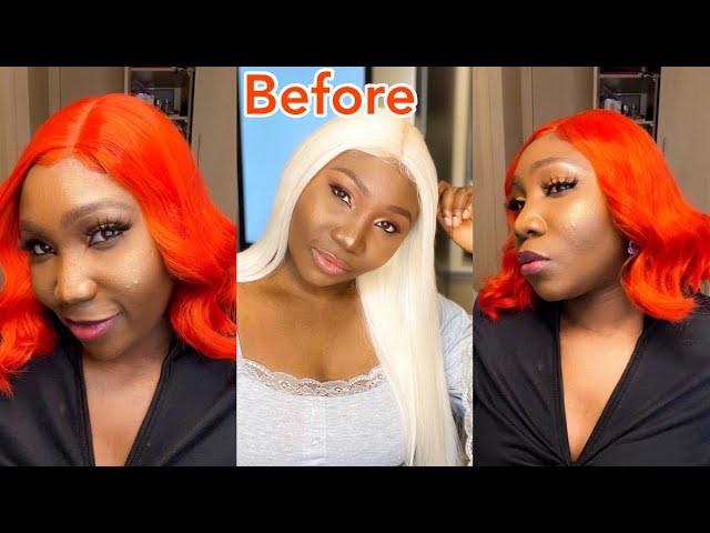 Cherry Red Watercolor 🍒, How To Dye A Synthetic Wig! ❤️