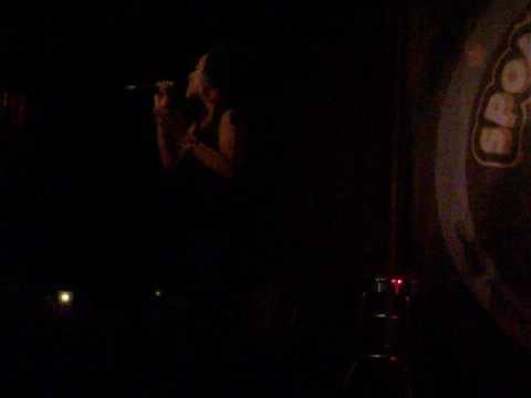 Audra singing "Black Man" @ Spoken Funk