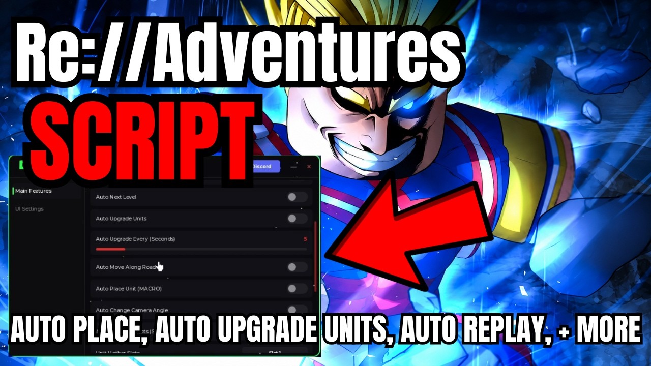 Re Adventures gameplay video: [ NEW ] Roblox Re://Adventures OP Script | Auto Place Unit, Auto Upgrade, Auto Next Level, + More