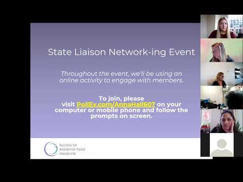 SMFM State Liaison Network-ing Event - April 1, 2022