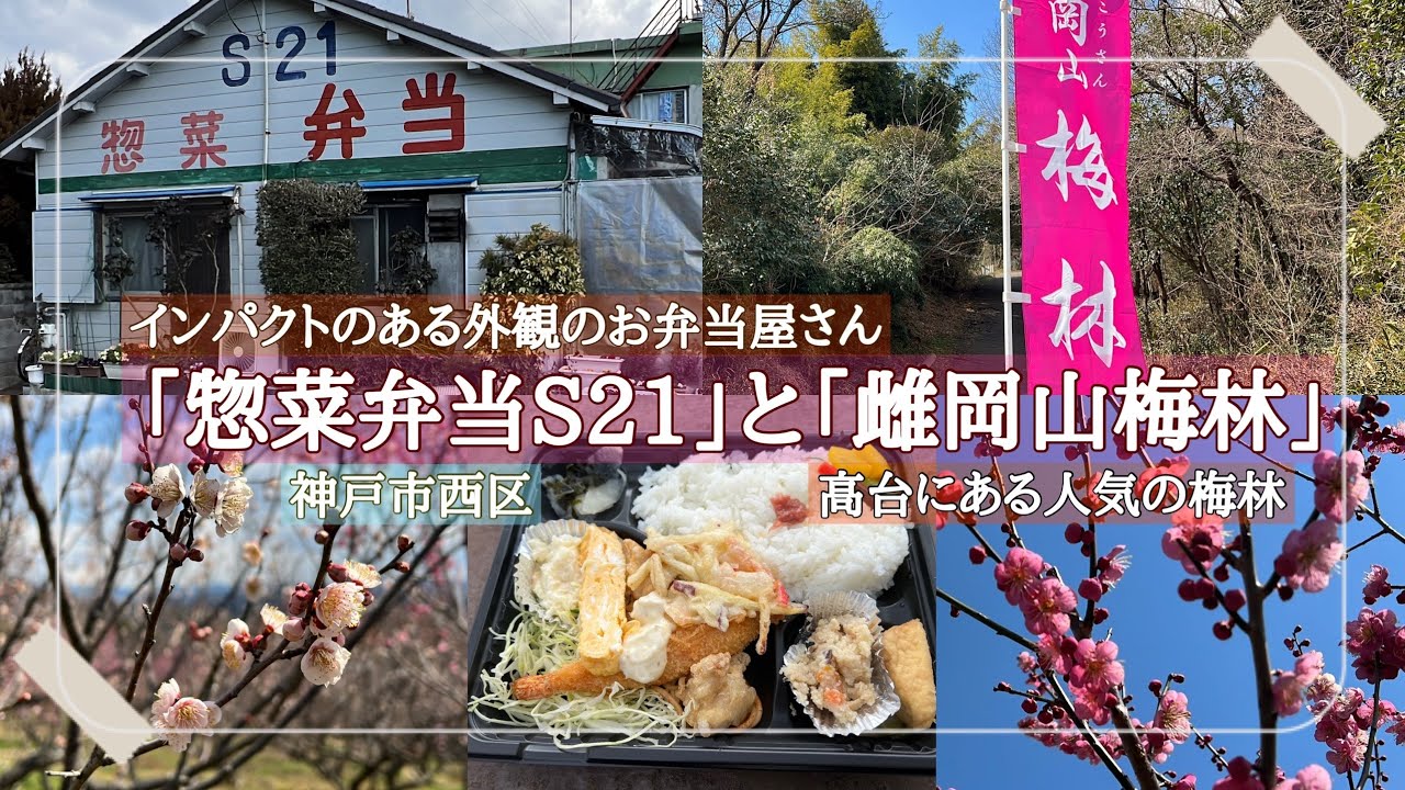 神戸市西区】枝吉「惣菜弁当S21」でお弁当を買って「雌岡山（め