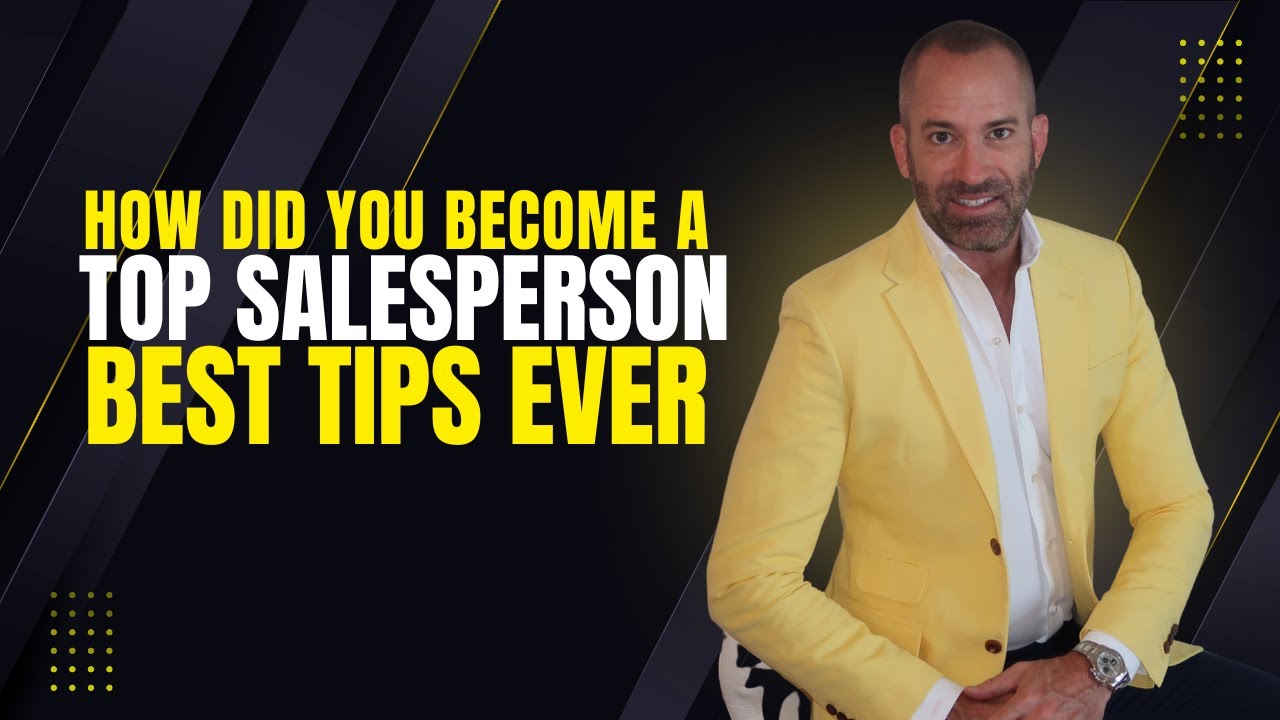 How Did You Become a Top Sales Person - YouTube