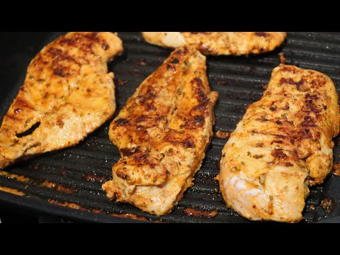 Grilled Chicken Recipe | How to Make Healthy Diet Grilled Chicken? | Grilled Chicken with Sauce