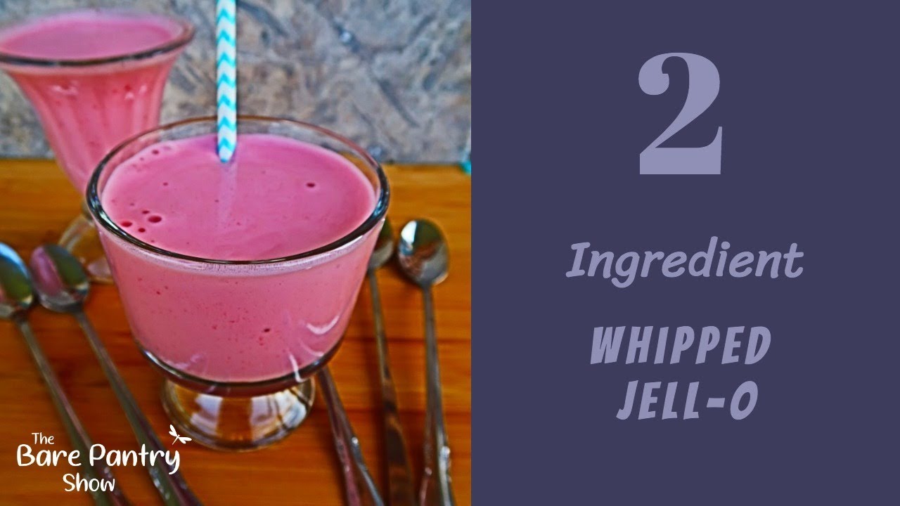 2 Ingredient Whipped Jello Dessert YouTube