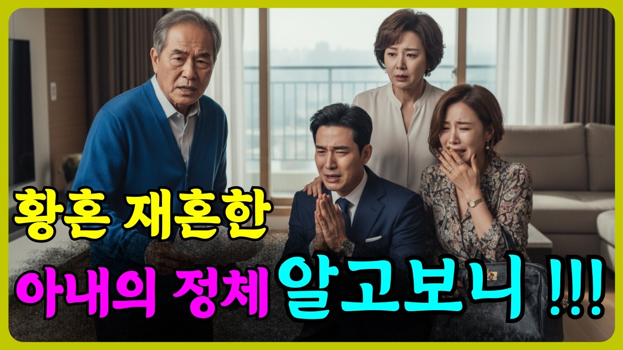 황혼재혼후 아내와 자식들이 나를 배신한 충격적 이야기