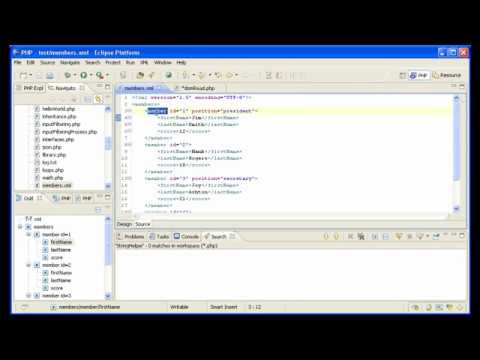PHP: Reading XML