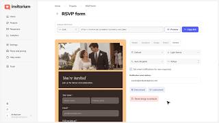 Details How to Create a Custom RSVP Form in Invitarium | Complete Tutorial Guide