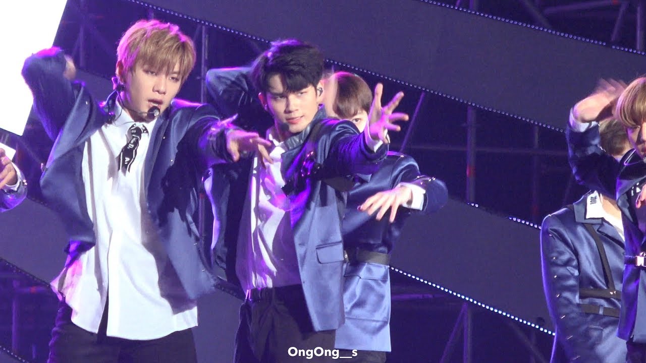 [4k] 181014 BBQ 슈퍼콘서트 워너원 에너제틱 옹성우 focus 직캠