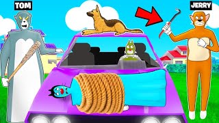 ESCAPE  SCARY GRANNY HOUSE || OGGY GRANNY AND JACK GRANDPA screenshot 3