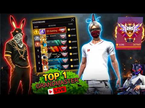 🔴 LIVE | Top 1 Grandmaster Push 🔥 | Free Fire Live GSGAMING #shorts #shortslive