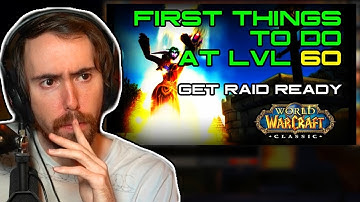 Asmongold Reacts To "First Things to do at LVL 60 in Classic WoW!" By Punkrat