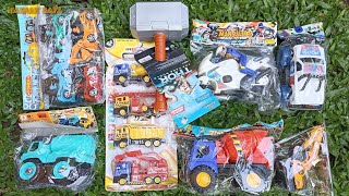 Menemukan Mainan Baru Dum Truk Mobil Polisi Palu Thor Truk Molen Excavator Beko Truk Tangki Motor