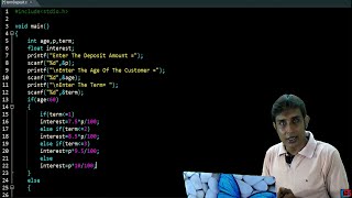 Interest Calculation In C- Language Using If-else-if statement. (Part-13)