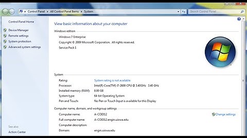 How to know your computer name in windows 7