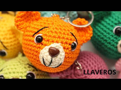 MINI CROCHET BEAR! AMIGURUMI KEYCHAINS! Teddy Bear!