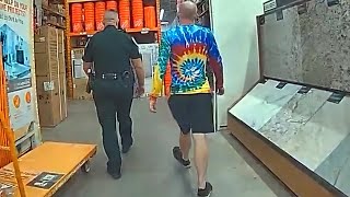 Home Depot employee ARRESTED and fired for fake return scam. BODYCAM