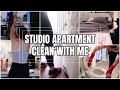 2021 CLEAN WITH ME | CLEANING MOTIVATION | STUDIO APARTMENT | getting my life together