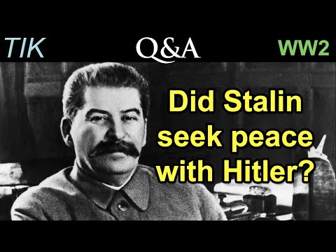 Did Stalin Seek A Separate Peace With Hitler In Ww2 | Tik QxA 21