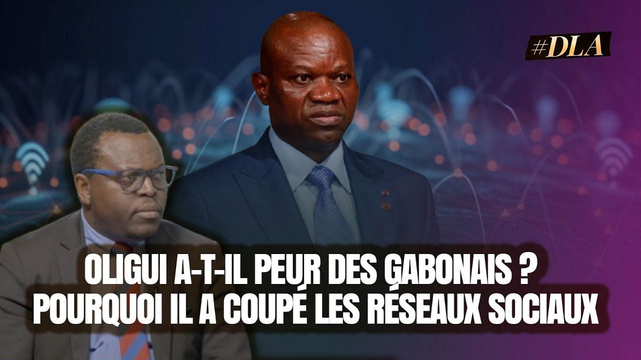 GABON : LE POUVOIR COUPE LES RÉSEAUX SOCIAUX... PAR PEUR DU PEUPLE ?
