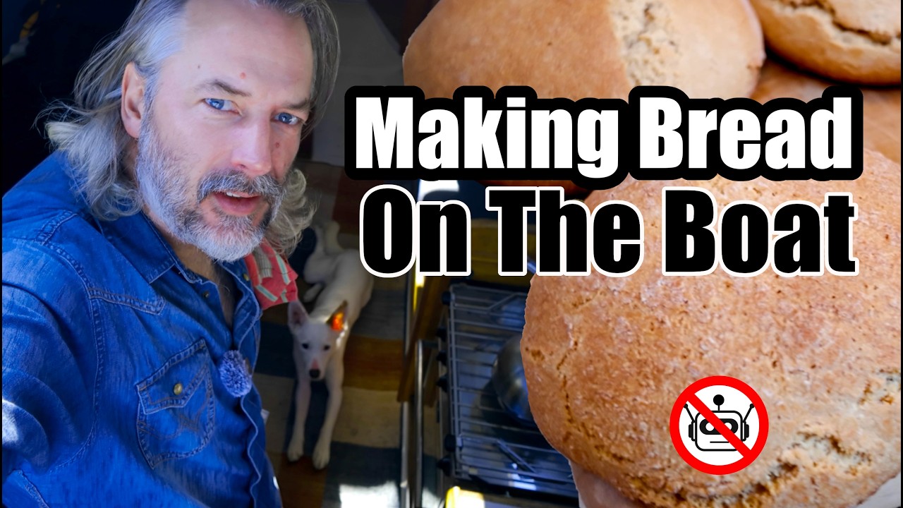 ⁣I Make Bread  On My Sail Boat #diy #offgrid #dog