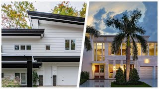 75 Split-level Mixed Siding Exterior Home Design Ideas You'll Love ⭐️