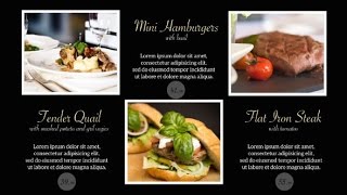 After Effects Template: Restaurant Presentation