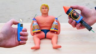 Will It Survive? Stretch Armstrong vs Rocket !