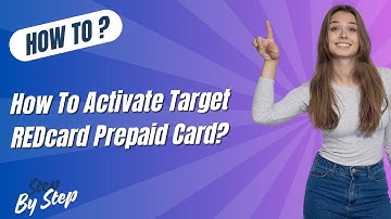 How To Activate Target REDcard Prepaid Card ? - Step by Step