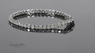 7ct Diamond Tennis Bracelet 14K White Gold - Lilli London Lifestyle