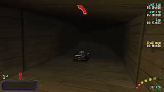 Re-Volt Opengl - Ghost Town 2 Mirrored Time-Trial