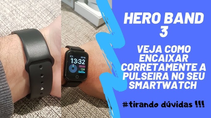 Relógio Smartwatch B57 Hero Band - utiliza App WearFit2 - JJB