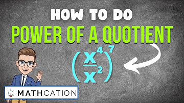 What is the Power of a Quotient Rule for Exponents? (Quotient Rule Examples and Property)