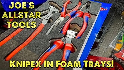 Joe’s AllStar Tools: Knipex Sets In Foam Trays, Knives and Race Day Seats by VIM Tools