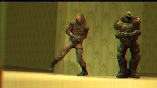 The DOOM Slayer and B.J. Blazkowicz DANCING in the Backrooms??? (Found Footage)