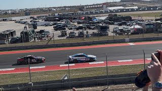 Start of the NASCAR Cup Series race at COTA (from the stands)