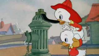 Pato Donald Chefe de Bombeiros