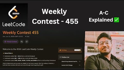 Leetcode Weekly - 455 | A - C Explained ✅