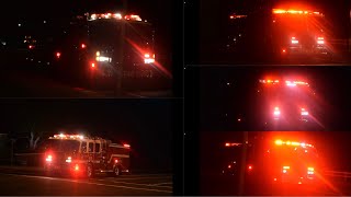 *Structure Fire Response* OCFA Engine 58, 24, 45, 40, & Truck 45 Arriving On Scene