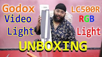 Godox lc500r unboxing | Best Led Light For Videos And Photos|GODOX LIGHT | RGB LED Wand#sk_vlogger
