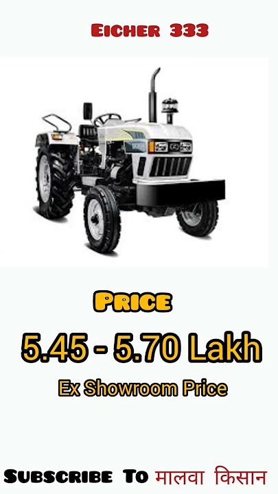 Eicher 333 Tractor 🚜 price 2023 #eicher #eicher_tractor #tractors #tractorvideo #shorts