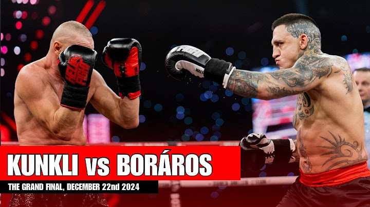 HELL Boxing Kings Kunkli Tivadar vs Boráros Gábor Gala Fight