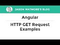 Angular - HTTP GET Request Examples