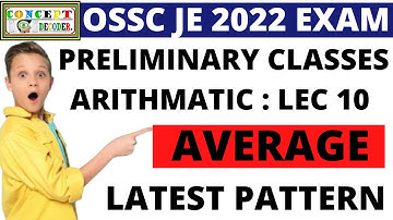 MATH CLASSES FOR OSCC JE 2022  | OSSC JE 2022 MATH CLASSES | OSSC JE 2022 RECRUITMENT | OSSC JE 2022