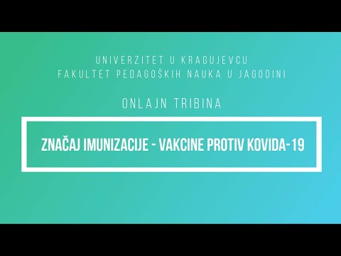 ONLAJN TRIBINA ZNAČAJ IMUNIZACIJE – VAKCINE PROTIV KOVID-19