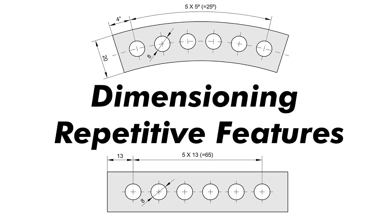 mechanical drawing with dimension