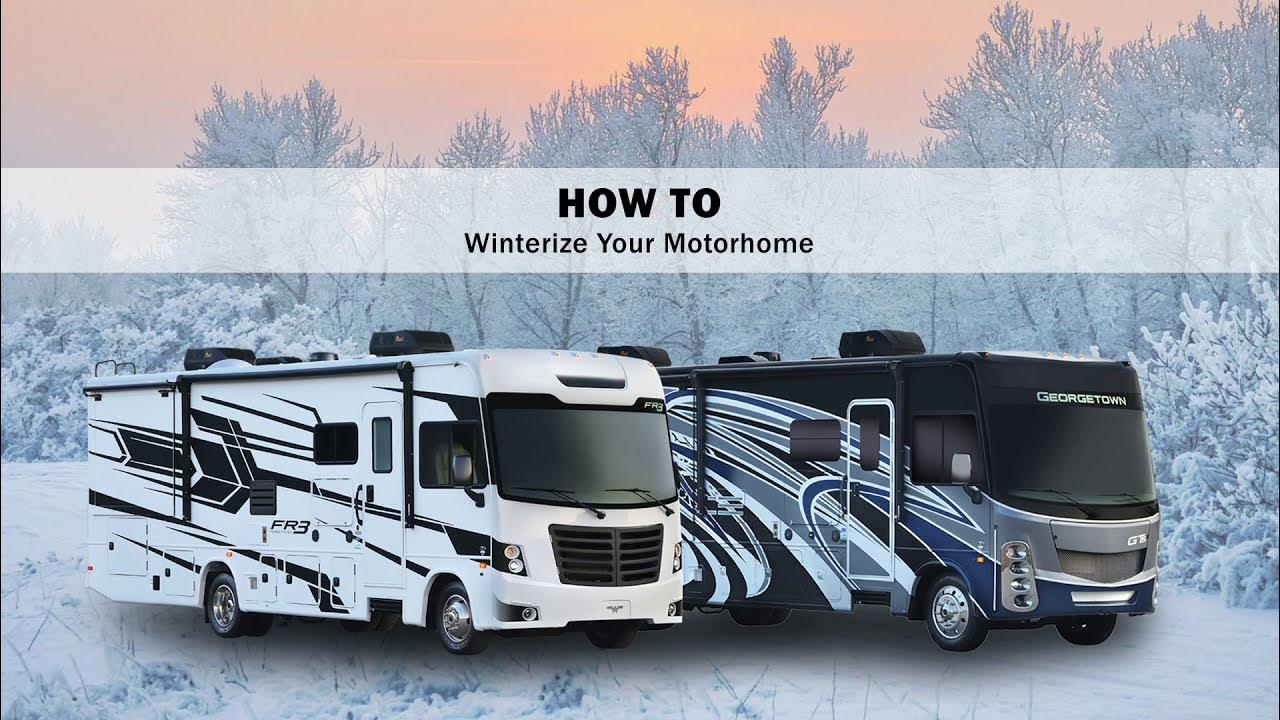Winterizing Your Class A Forest River Motorhome YouTube