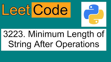 Leetcode | 3223. Minimum Length of String After Operations |  [ CoderBase ]