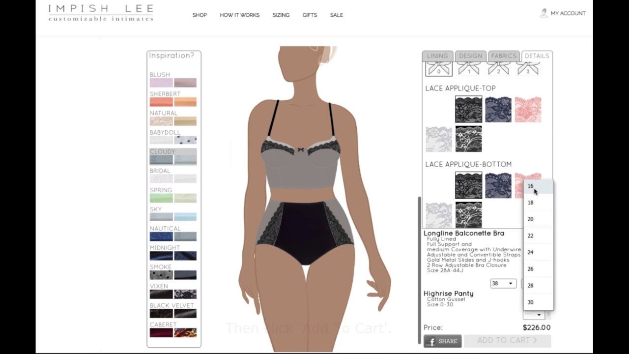 How It Works  Impish Lee - Custom Lingerie